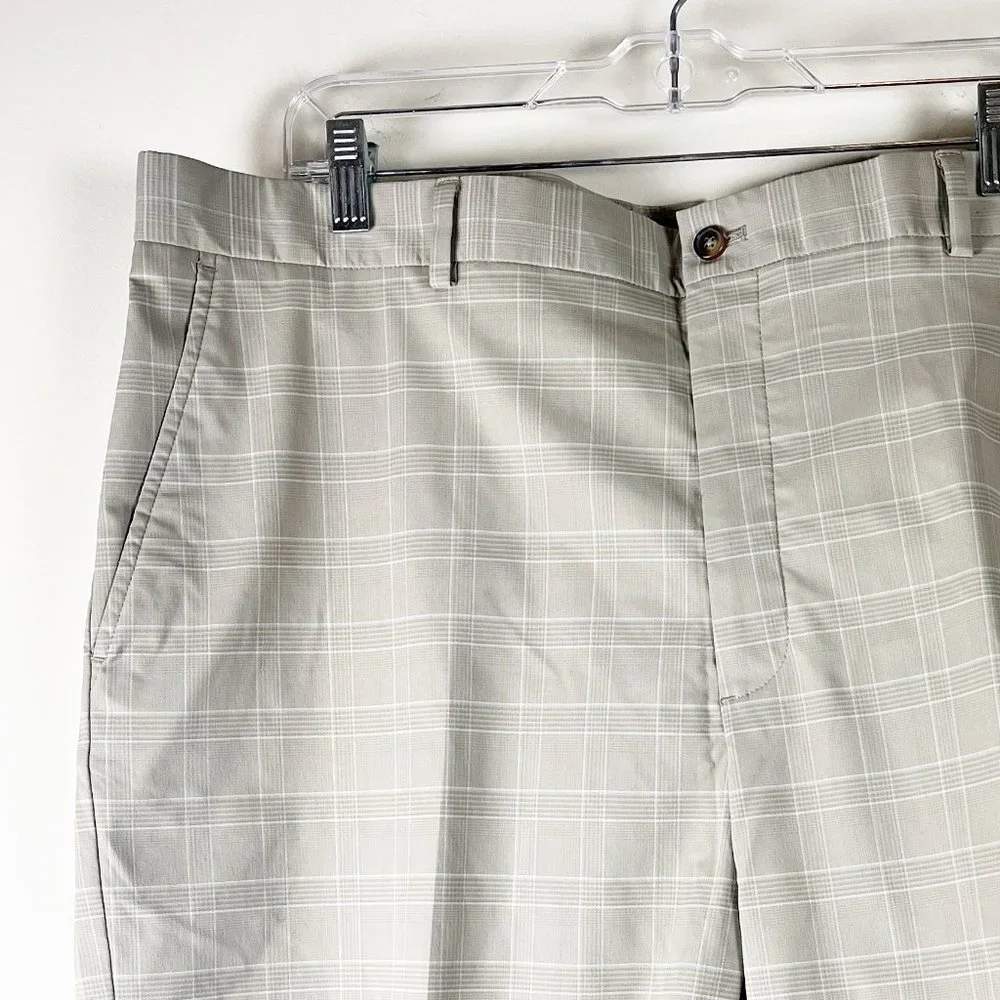 2/$30 Greg Norman Plaid Bermuda Shorts 40